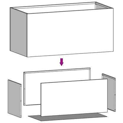 Pflanzkübel Stahl