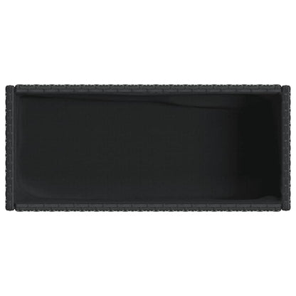 Hochbeete Mit Ablage 2 Stk. 90X40X75 Cm Poly Rattan