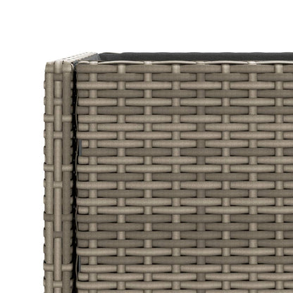 Hochbeete Mit Ablage 2 Stk. 90X40X75 Cm Poly Rattan