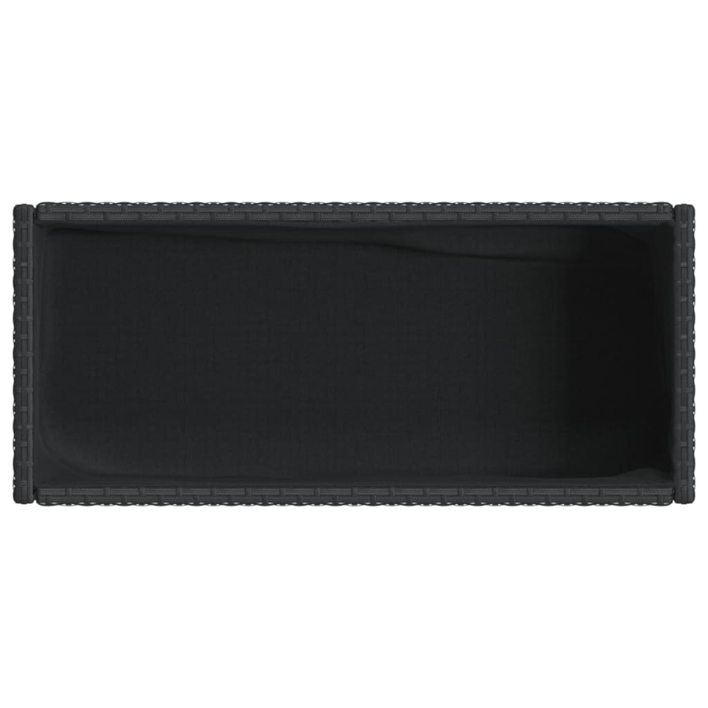 Hochbeete Mit Ablage 2 Stk. 70X28X70 Cm Poly Rattan