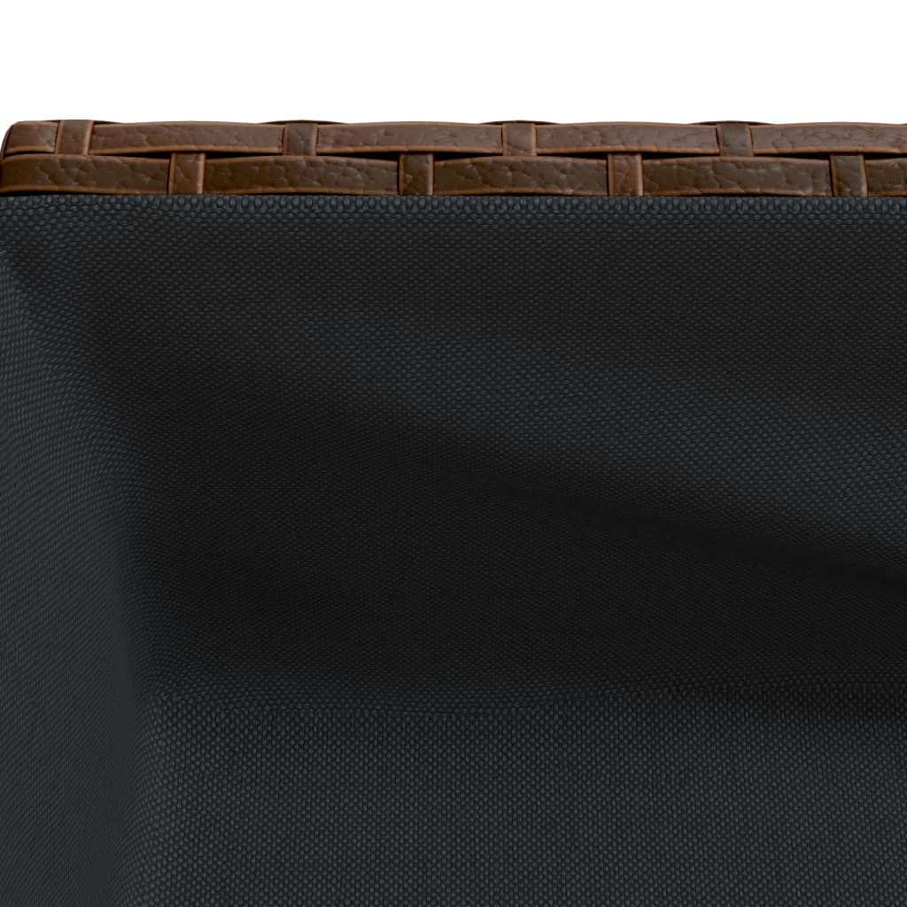 Hochbeete Mit Ablage 2 Stk. 70X28X70 Cm Poly Rattan