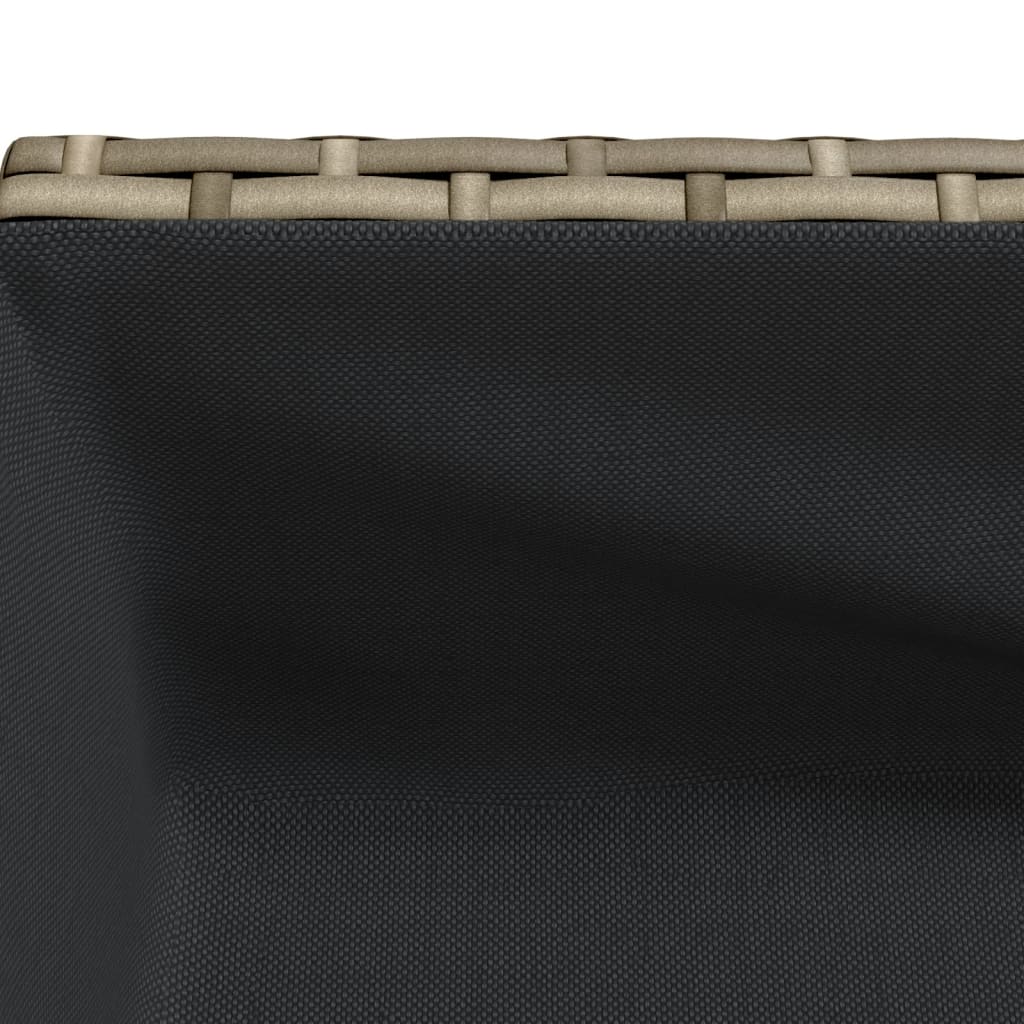 Hochbeete Mit Ablage 2 Stk. 70X28X70 Cm Poly Rattan