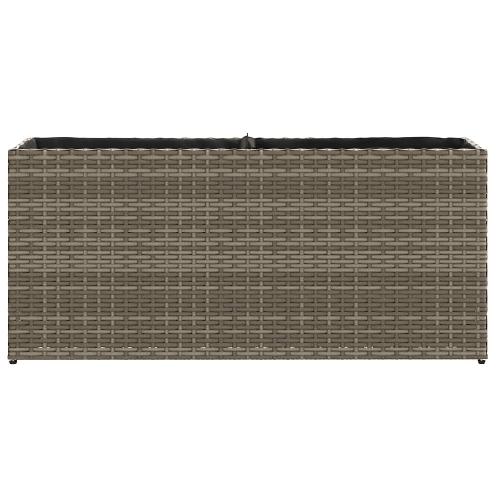 Pflanzkübel Mit 2 Töpfen 2 Stk. 90X20X40 Cm Poly Rattan