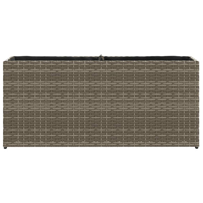 Pflanzkübel Mit 2 Töpfen 2 Stk. 90X20X40 Cm Poly Rattan
