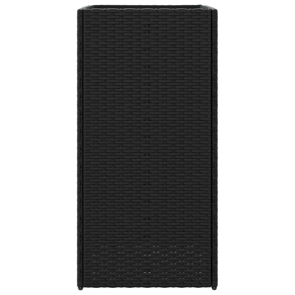 Pflanzkübel 2 Stk. Poly Rattan