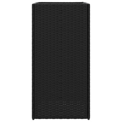Pflanzkübel 2 Stk. Poly Rattan
