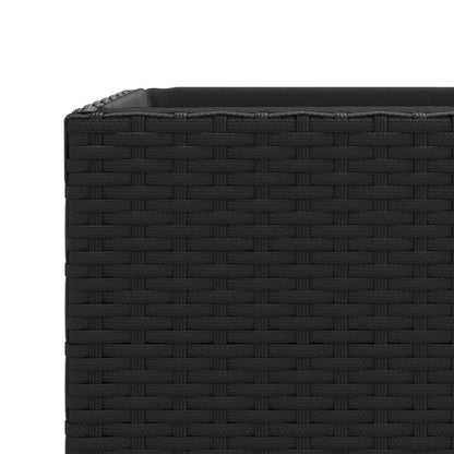 Pflanzkübel 2 Stk. Poly Rattan