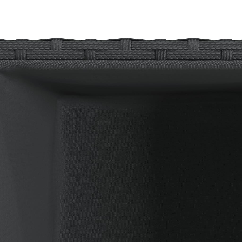Pflanzkübel 2 Stk. Poly Rattan