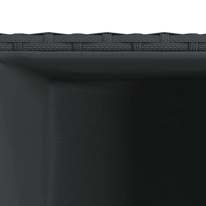 Pflanzkübel 2 Stk. Poly Rattan