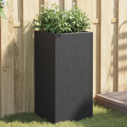 Pflanzkübel 2 Stk. 40X40X80 Cm Poly Rattan