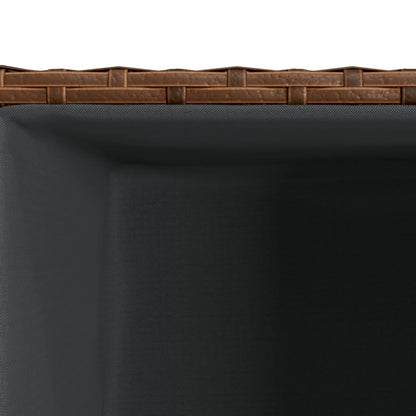 Pflanzkübel 2 Stk. 40X40X80 Cm Poly Rattan