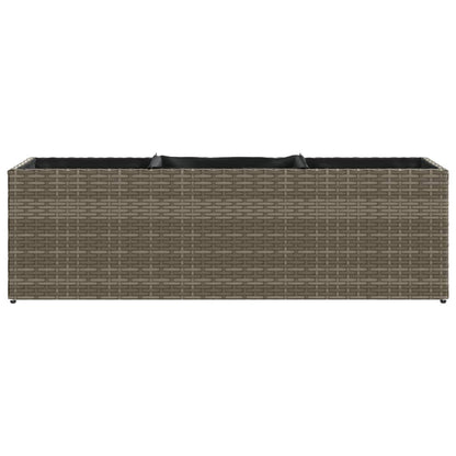 Pflanzkübel Mit 3 Töpfen 2 Stk. 105X30X32 Cm Poly Rattan