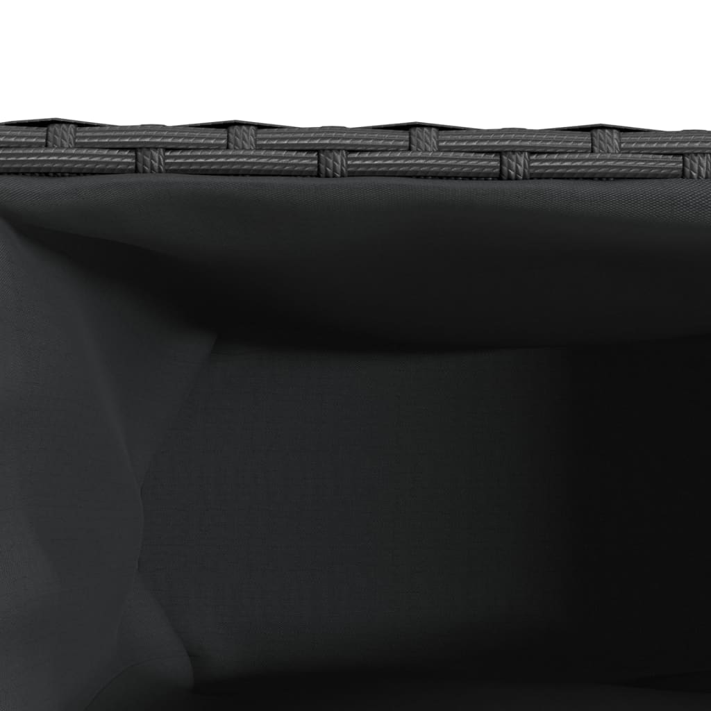 Pflanzkübel Mit Rollen 2 Stk. 107X32X38 Cm Poly Rattan