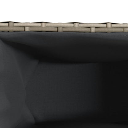 Pflanzkübel Mit Rollen 2 Stk. 107X32X38 Cm Poly Rattan