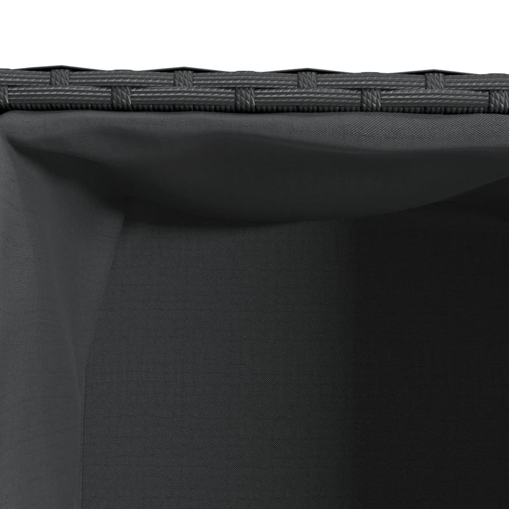Pflanzkübel Mit 2 Töpfen 2 Stk. 72X30X32 Cm Poly Rattan