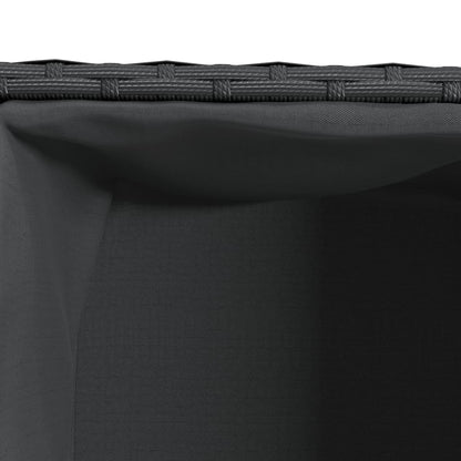 Pflanzkübel Mit 2 Töpfen 2 Stk. 72X30X32 Cm Poly Rattan