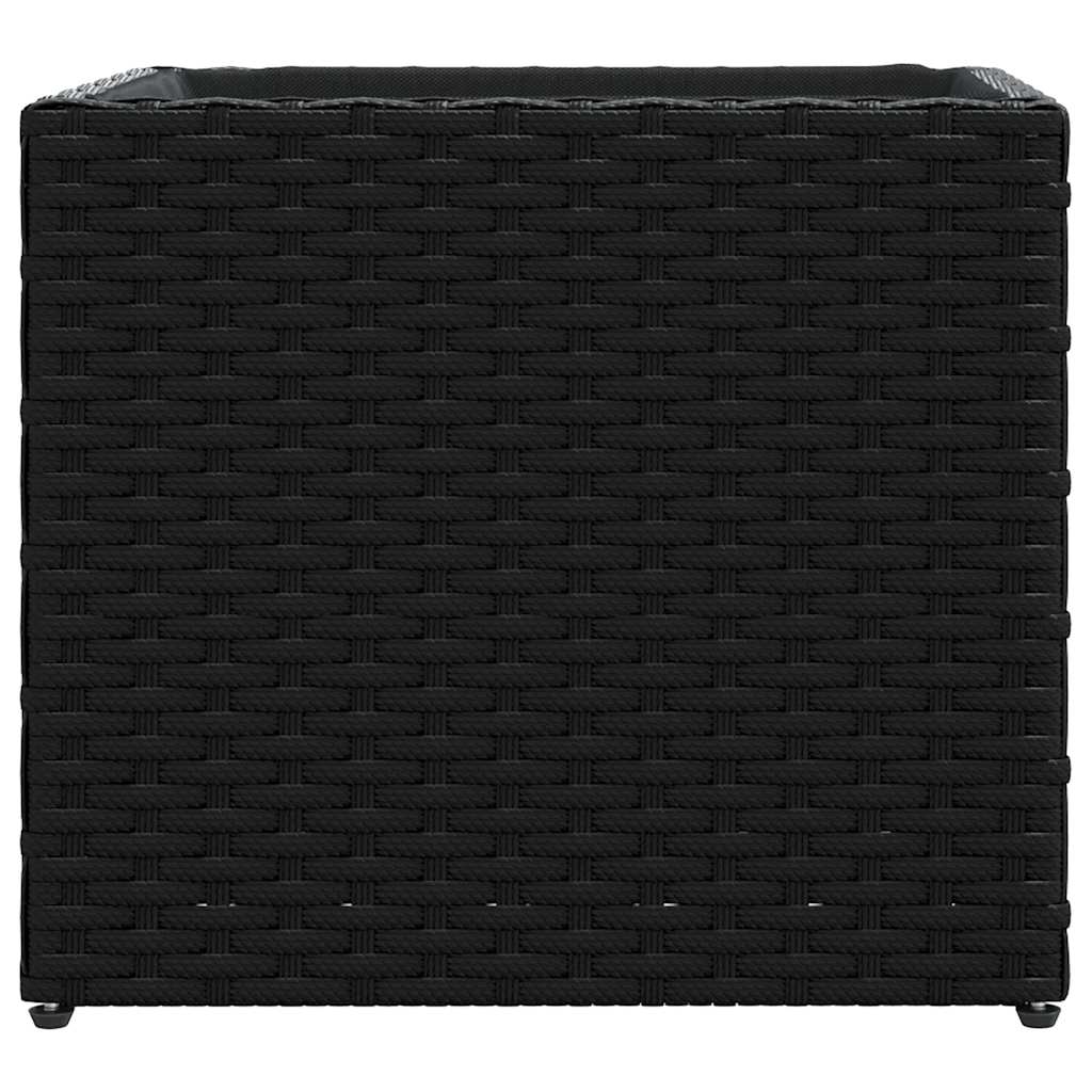Pflanzkübel 2 Stk. 36X30X32 Cm Poly Rattan