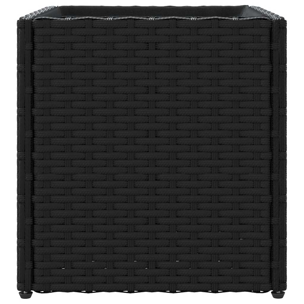 Pflanzkübel 2 Stk. 36X30X32 Cm Poly Rattan