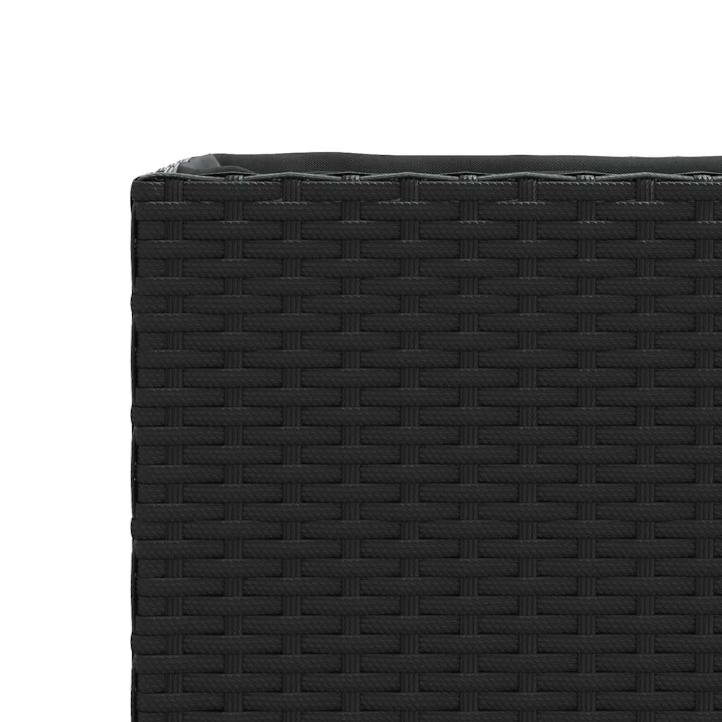 Pflanzkübel 2 Stk. 36X30X32 Cm Poly Rattan