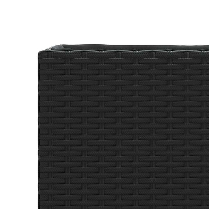Pflanzkübel 2 Stk. 36X30X32 Cm Poly Rattan
