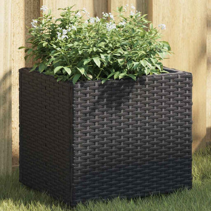 Pflanzkübel 2 Stk. 36X30X32 Cm Poly Rattan