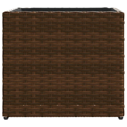 Pflanzkübel 2 Stk. 36X30X32 Cm Poly Rattan