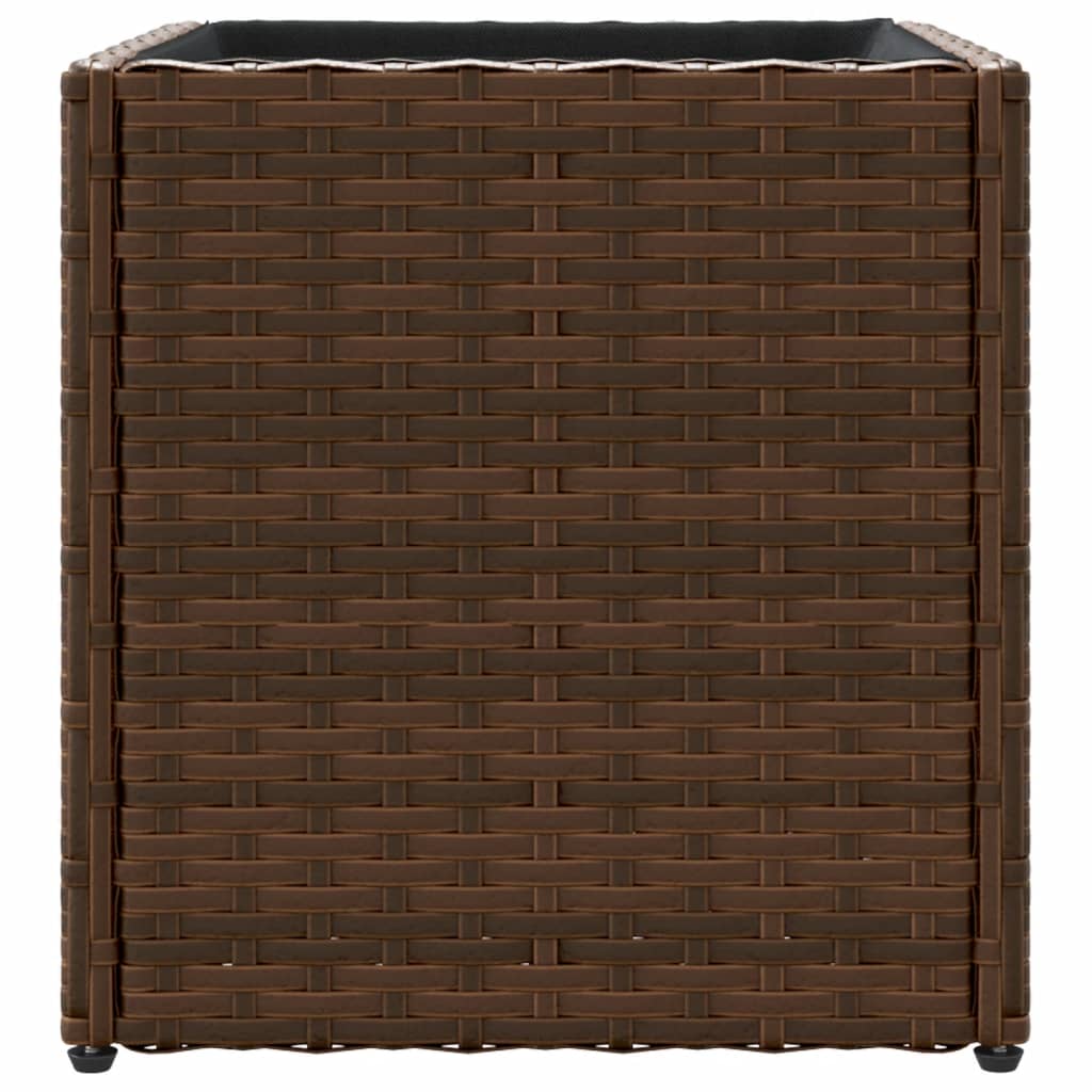 Pflanzkübel 2 Stk. 36X30X32 Cm Poly Rattan