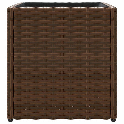 Pflanzkübel 2 Stk. 36X30X32 Cm Poly Rattan