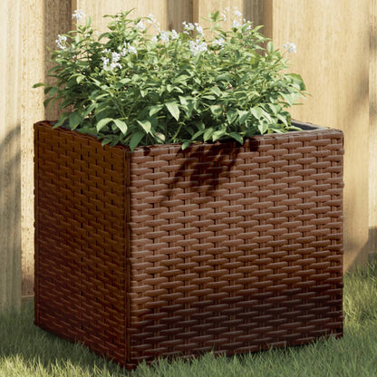 Pflanzkübel 2 Stk. 36X30X32 Cm Poly Rattan