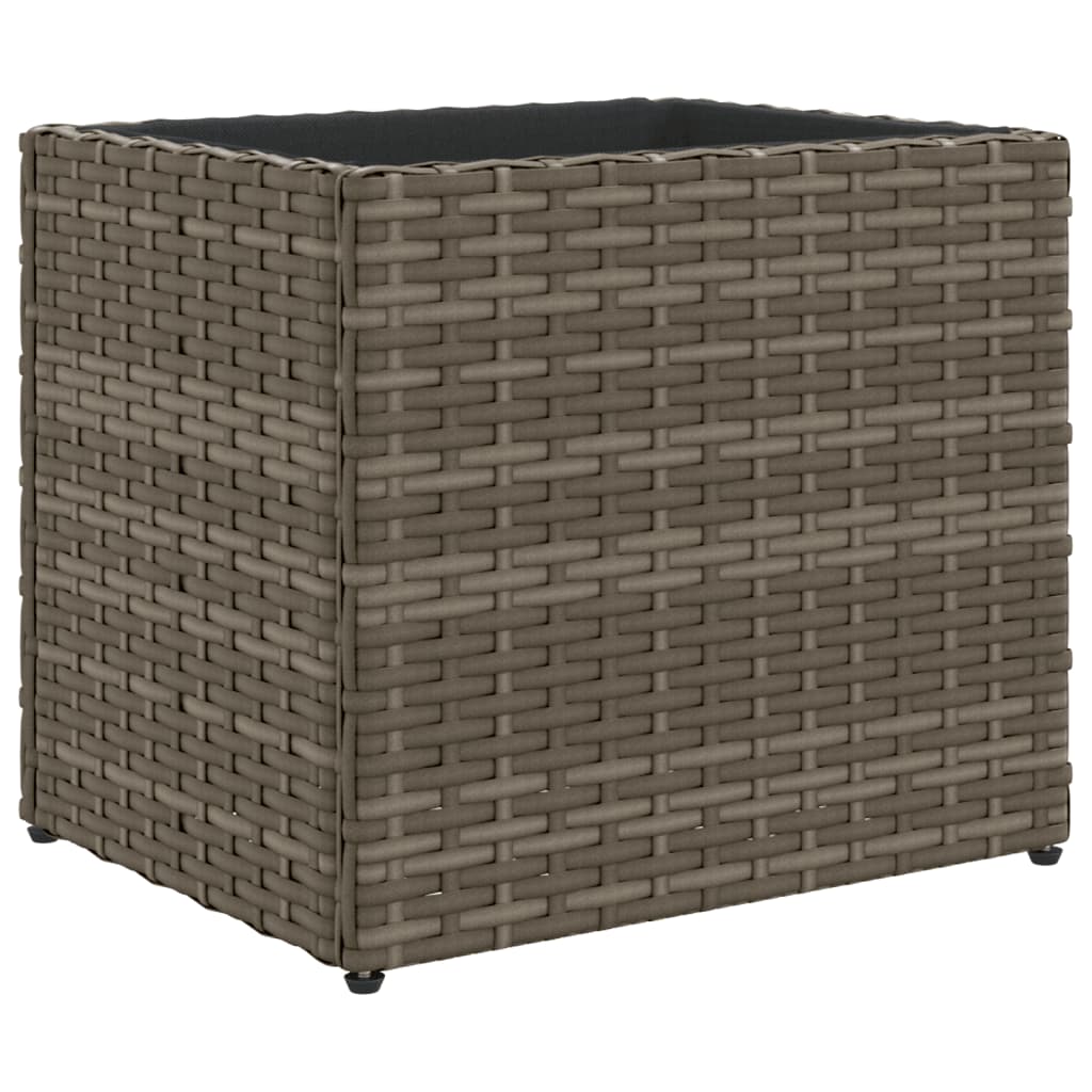 Pflanzkübel 2 Stk. 36X30X32 Cm Poly Rattan
