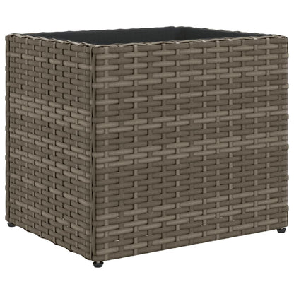 Pflanzkübel 2 Stk. 36X30X32 Cm Poly Rattan