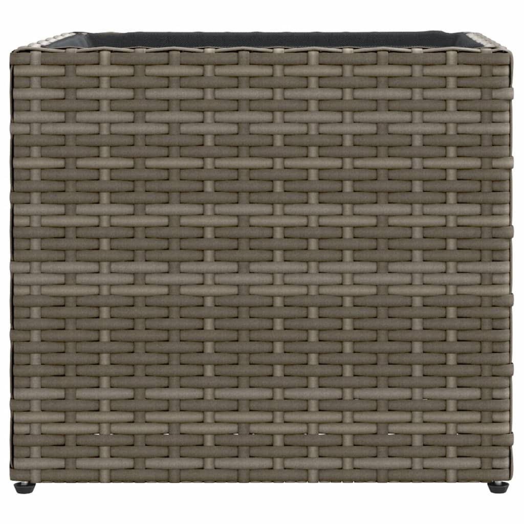 Pflanzkübel 2 Stk. 36X30X32 Cm Poly Rattan