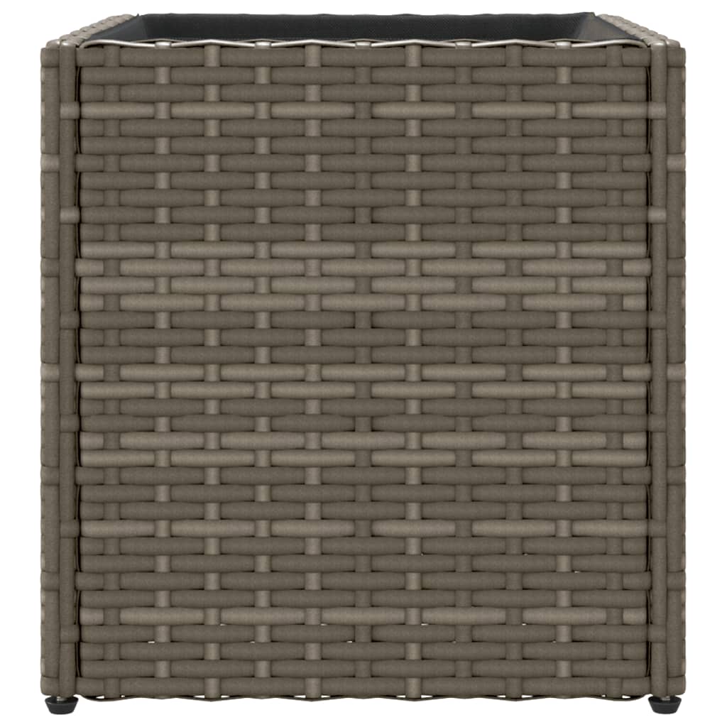Pflanzkübel 2 Stk. 36X30X32 Cm Poly Rattan