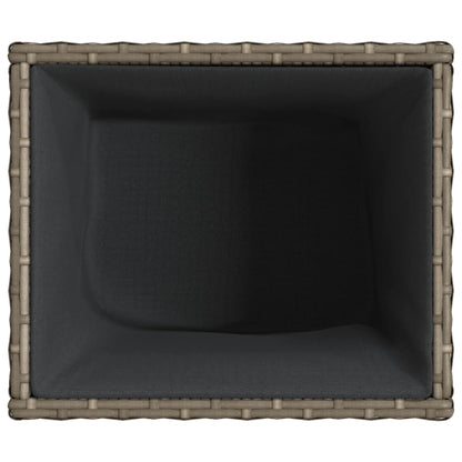 Pflanzkübel 2 Stk. 36X30X32 Cm Poly Rattan