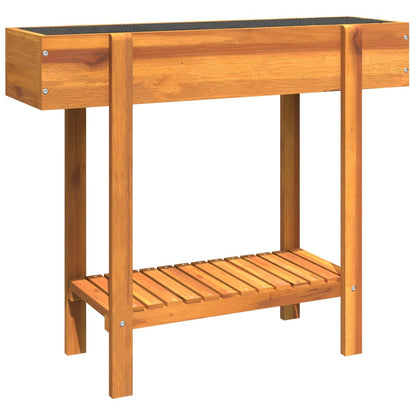Hochbeet 90X30X75 Cm Massivholz Akazie