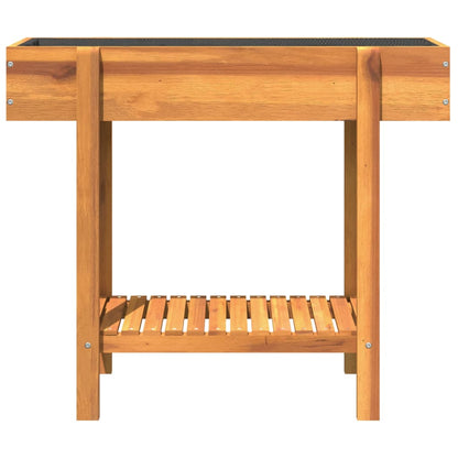 Hochbeet 90X30X75 Cm Massivholz Akazie
