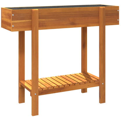 Hochbeet 90X30X75 Cm Massivholz Akazie