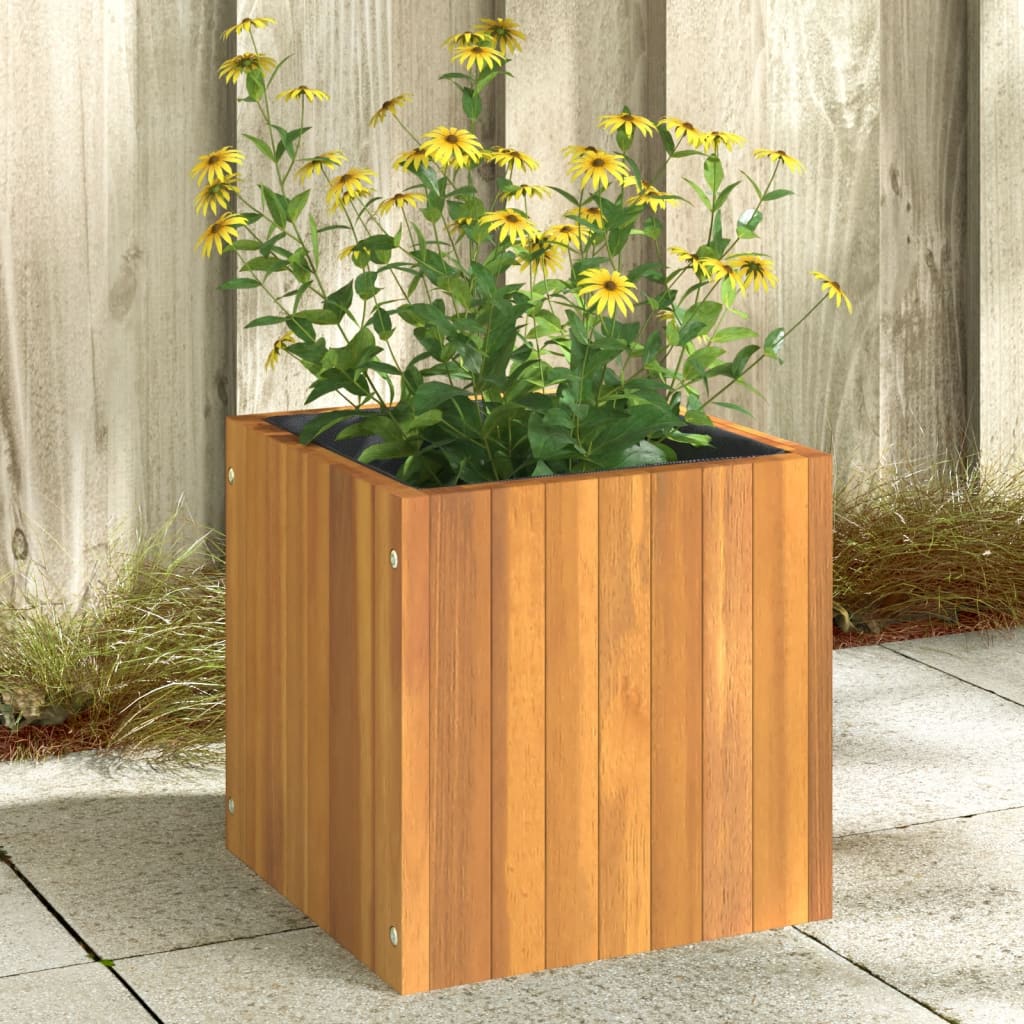 Pflanzkübel 59X27,5X70 Cm Massivholz Akazie
