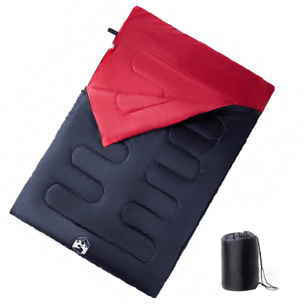 Doppelschlafsack Mit Kissen Erwachsene Camping 3-4 Jahreszeiten