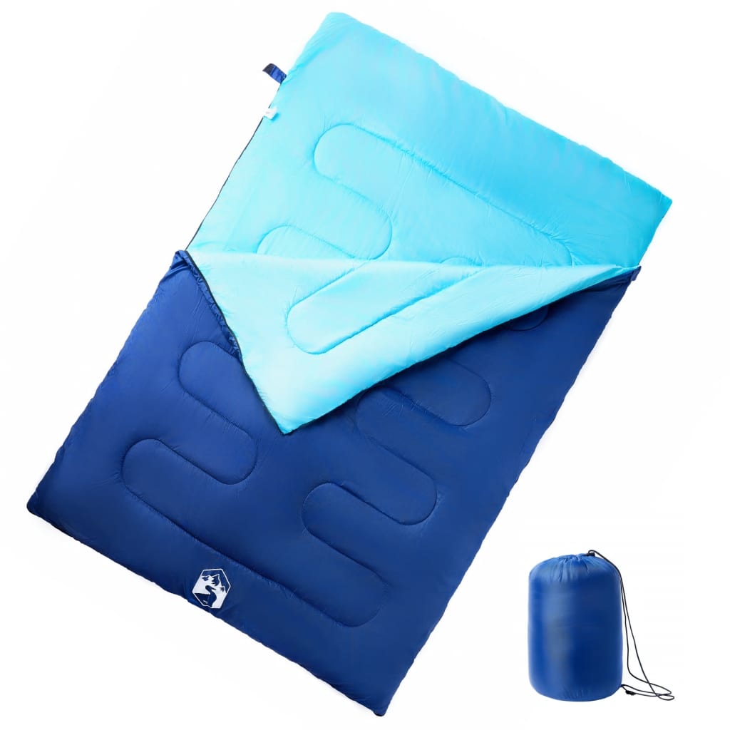 Doppelschlafsack Mit Kissen Erwachsene Camping 3-4 Jahreszeiten