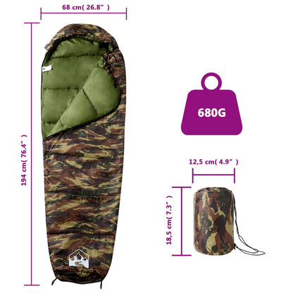 Mumienschlafsack Für Erwachsene Camping 3 Jahreszeiten