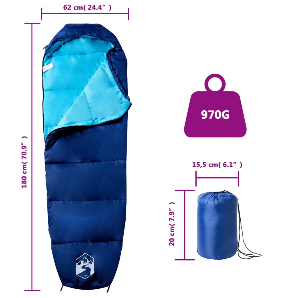 Mumienschlafsack Für Erwachsene Camping 3 Jahreszeiten