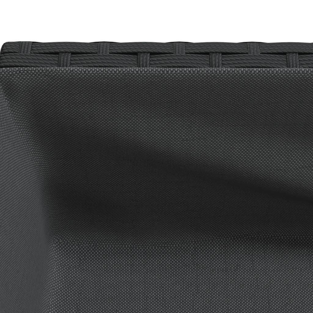 Pflanzkübel Mit Ablage Poly Rattan