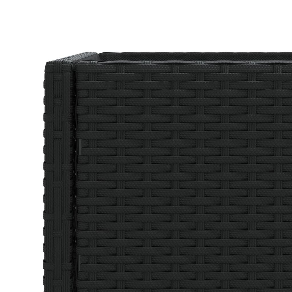 Pflanzkübel Mit Ablage Poly Rattan
