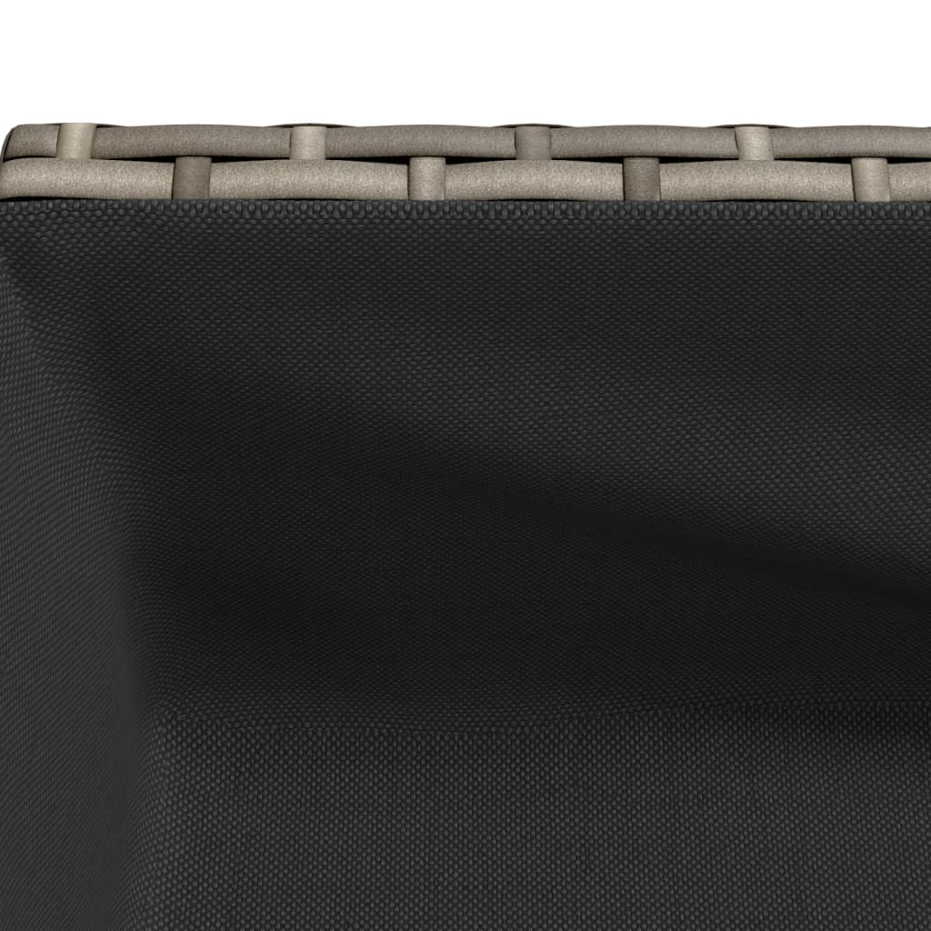 Pflanzkübel Mit Ablage Poly Rattan