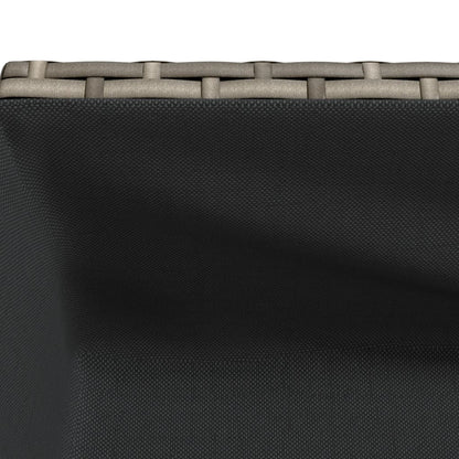 Pflanzkübel Mit Ablage Poly Rattan