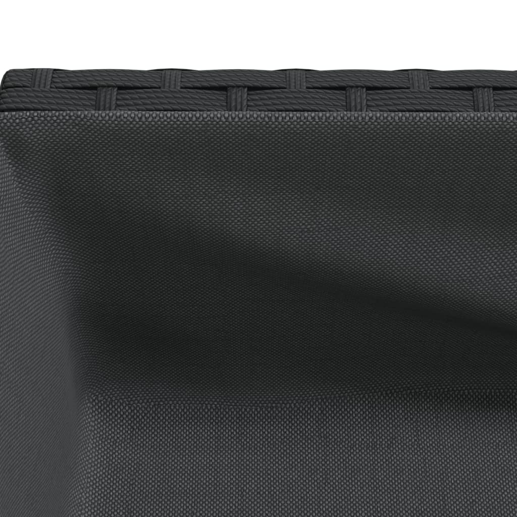 Pflanzkübel Mit Ablage Poly Rattan