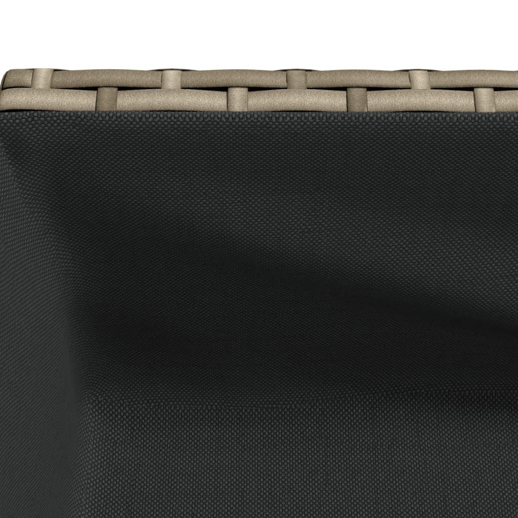 Pflanzkübel Mit Ablage Poly Rattan