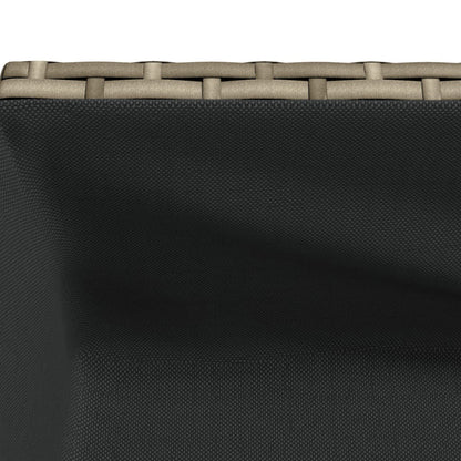 Pflanzkübel Mit Ablage Poly Rattan