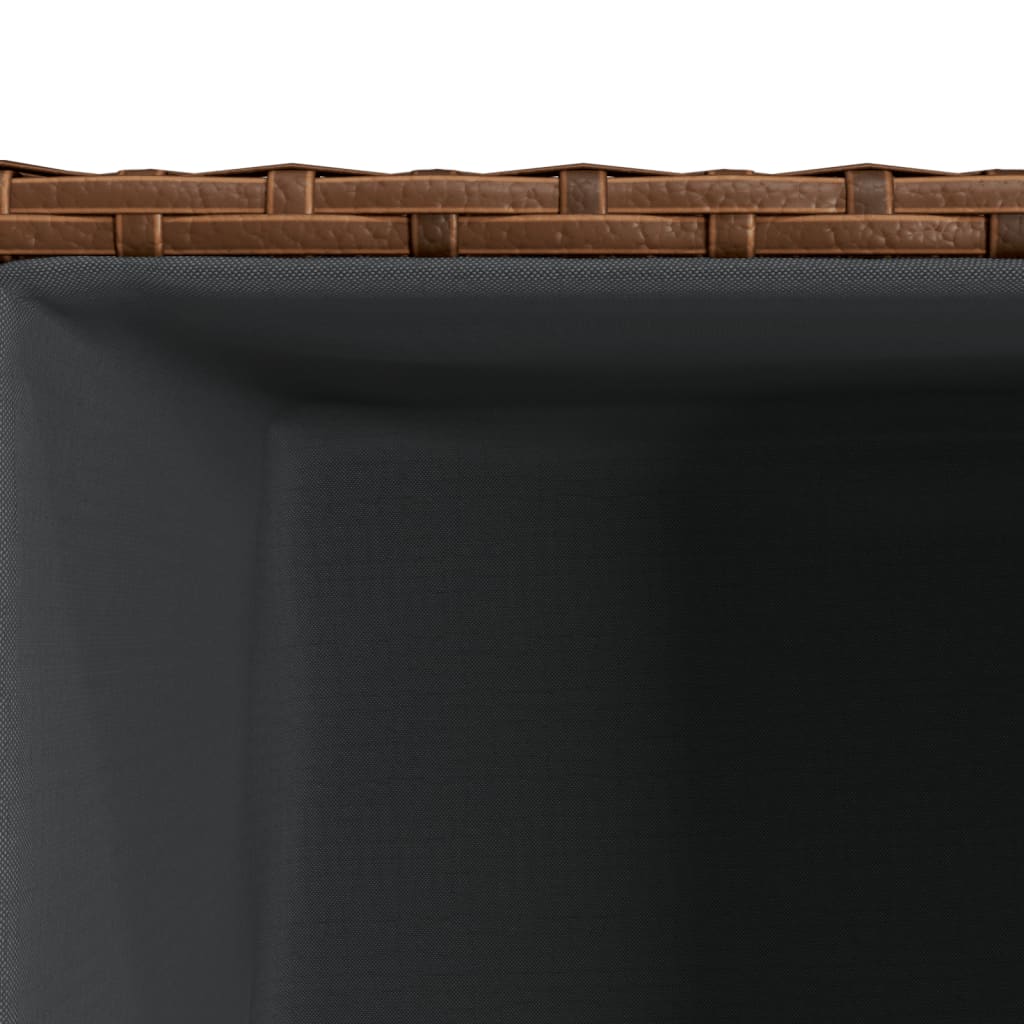Pflanzkübel 3 Stk. Poly Rattan
